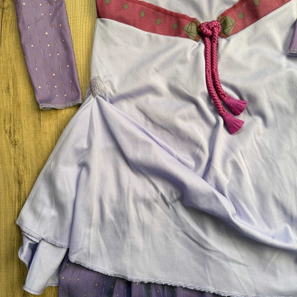 Disney Wish Purple Costume Girl’s M 7-8 Dress - Picture 6 of 11